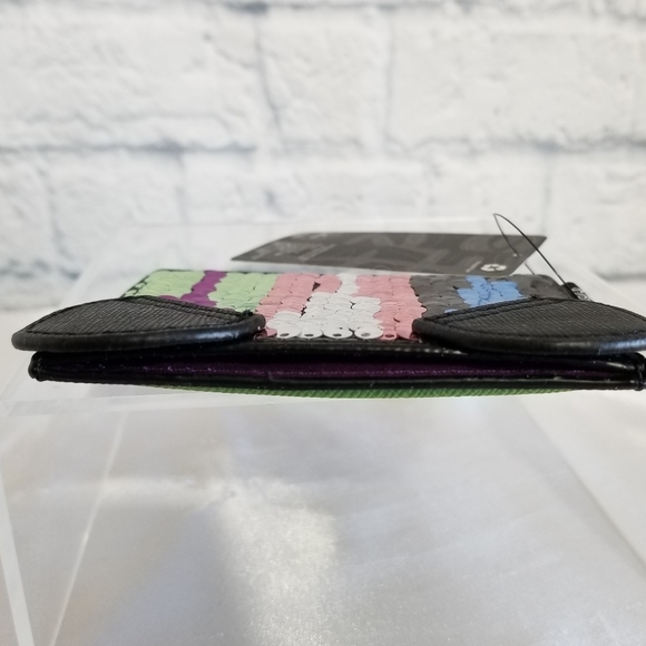 Loungefly Minnie Mouse Sequin Colorful Disney Card Holder Wallet New Limited - Picture 11 of 16